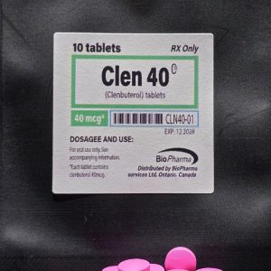 Clenabol 40mcg Tablet (Clenbuterol) Pack of 10 Tablet’s